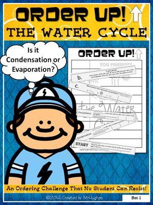 cover image of Order Up! the Water Cycle Set 1